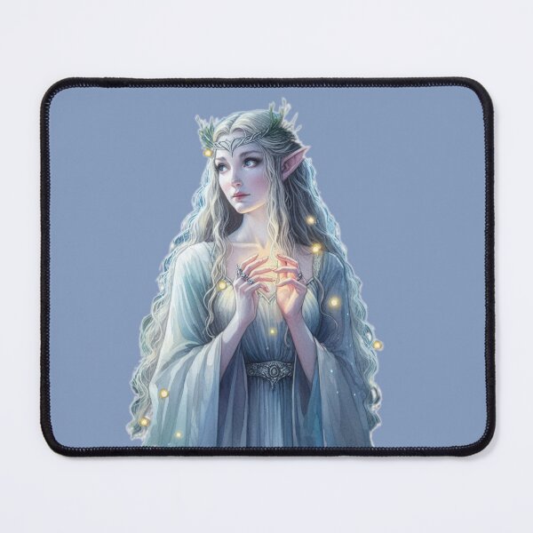 Item preview, Elven Princess Fairy Girl Moonlight Fantasy Art  designed and sold by ArtUnova.