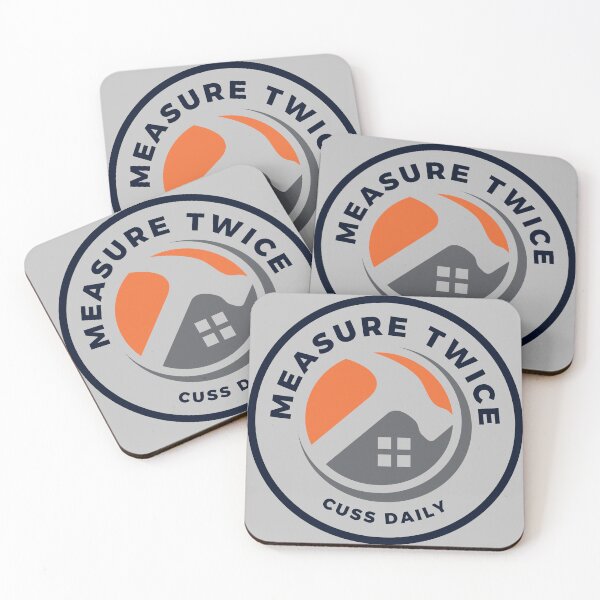 Item preview, Measure Twice, Cuss Daily designed and sold by 2ndHndRebellion.