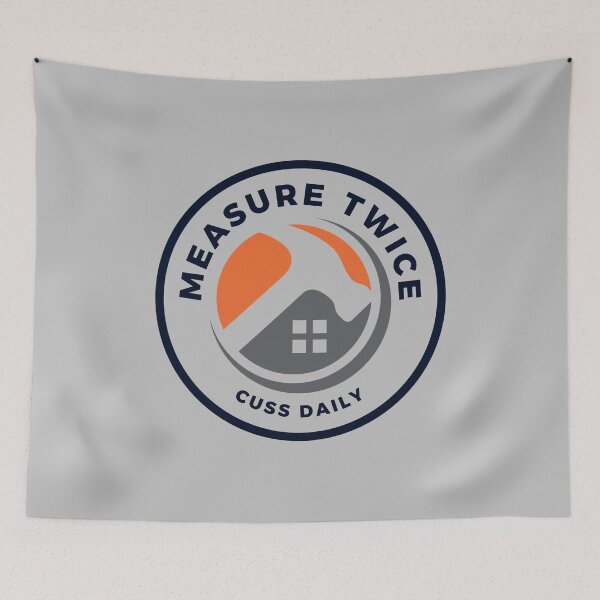 Item preview, Measure Twice, Cuss Daily designed and sold by 2ndHndRebellion.
