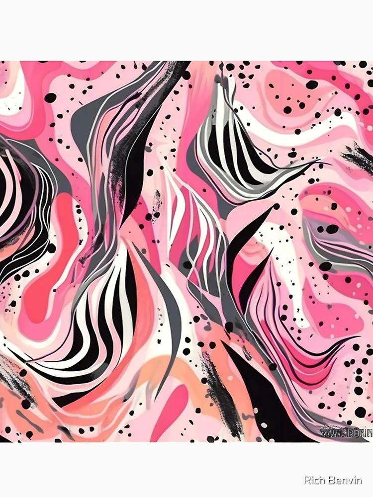 Thumbnail 4 of 4, Racerback Tank Top, Pink Exploding designed and sold by Hashola Designs.