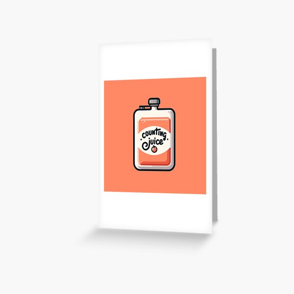 Item preview, Orange Counting Juice Flask designed and sold by SweetClicks123.