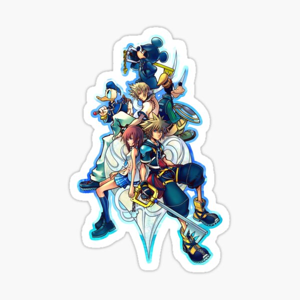 Item preview, Arte de portada de Kingdom Hearts II para PS2 designed and sold by Geeky-Armor.