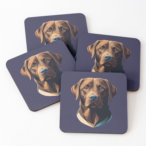 Item preview, Head of a brown labrador designed and sold by AD-Digital-Art.