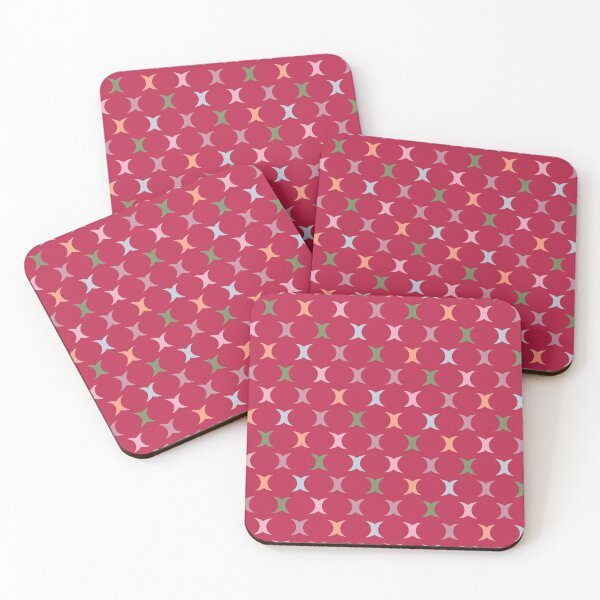Item preview, Multicolored Curved X on Magenta designed and sold by MerryMakewell.