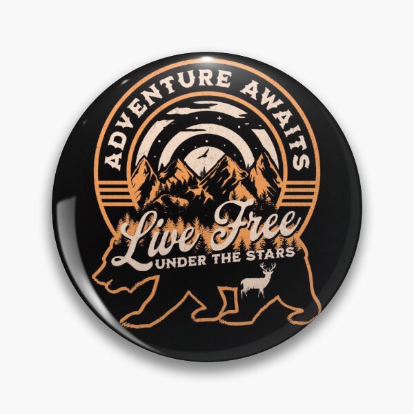 Item preview,  Bear ,Adventure,awaits,live, free ,under,the,stars  designed and sold by MoonDesinso.