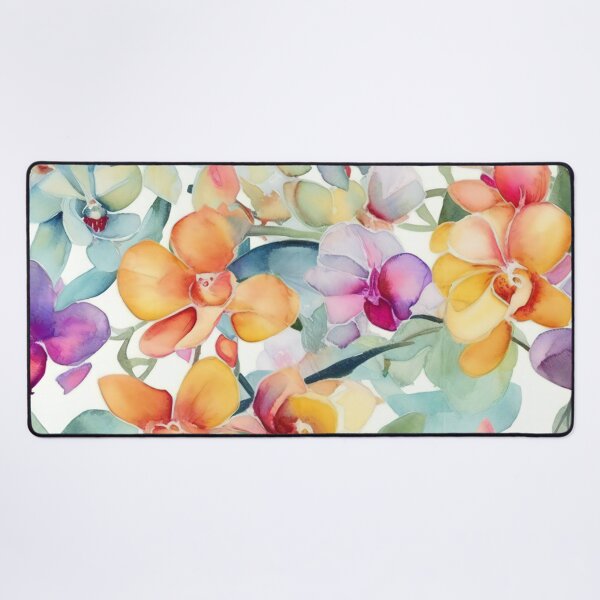 Item preview, Orchid Flower Garden in Watercolors designed and sold by Hashola Designs.
