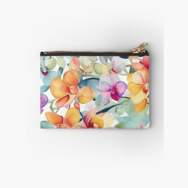 Item preview, Orchid Flower Garden in Watercolors designed and sold by Hashola Designs.