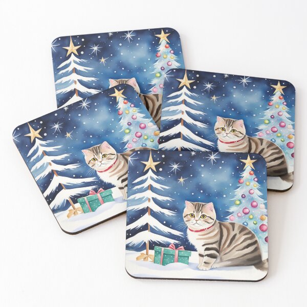Item preview, Christmas tabby cat designed and sold by YukiKenji.