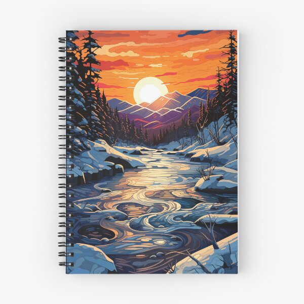 Item preview, Winter sunset designed and sold by Viesii.