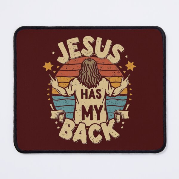 Item preview, Jesus has my back - funny quote designed and sold by Superdealkoeln.