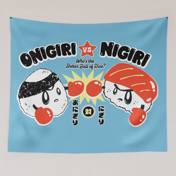 Item preview, Onigiri vs Nigiri Showdown! designed and sold by t-monster.