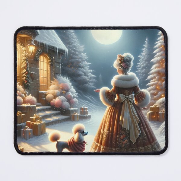 Item preview, Toy Poodle's Enchanted Christmas Eve designed and sold by DeenaDee.