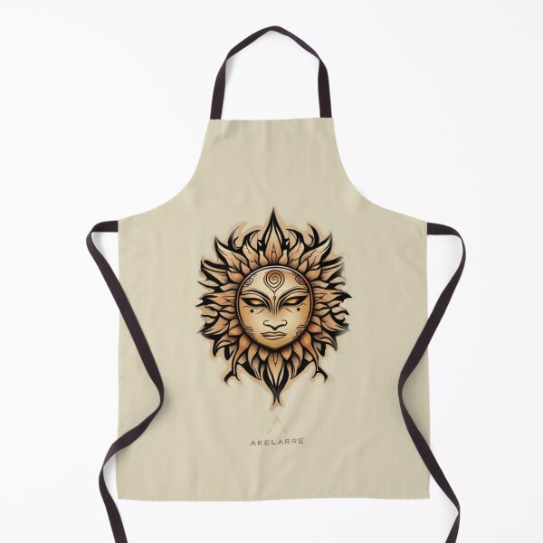 Item preview, Sand colored tribal sun, Akelarre designed and sold by AkelarreDesigns.