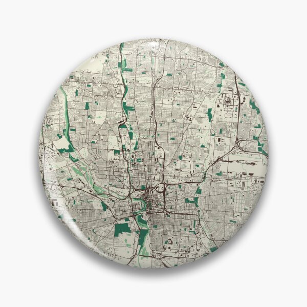 Item preview, Columbus Street Map designed and sold by mapsbymo.