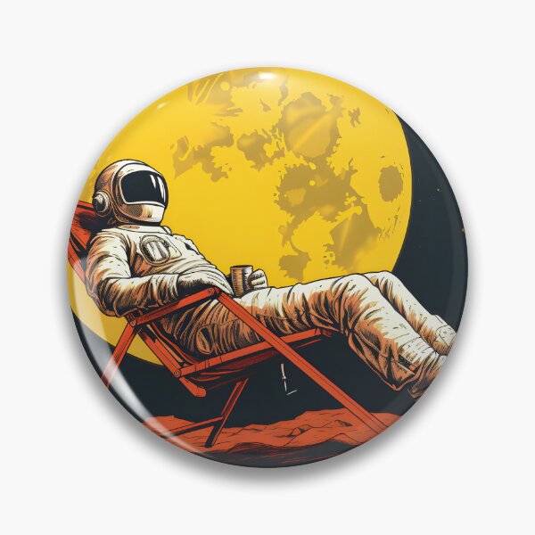 Item preview, Sunbathing Astronaut designed and sold by FarOutTees.