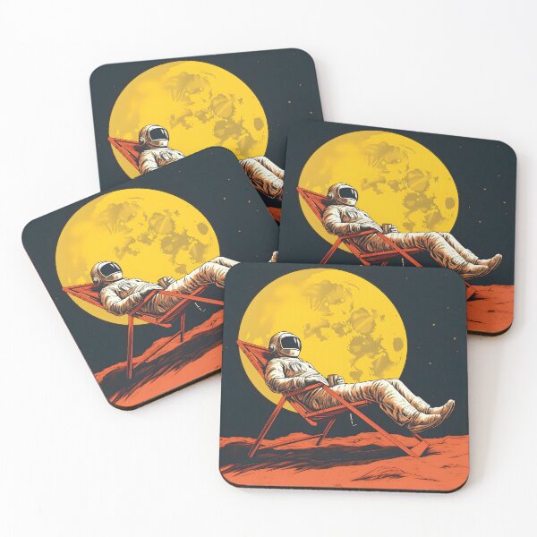 Item preview, Sunbathing Astronaut designed and sold by FarOutTees.