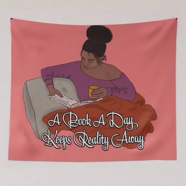 Item preview, A Book A Day Keeps Reality Away designed and sold by Cecetyshay.