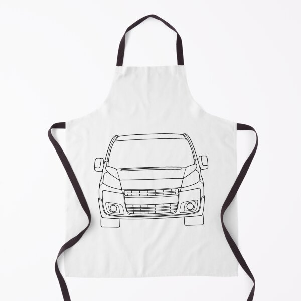 Item preview, Peugeot Expert Citroen Jumpy Citroen Dispatch Fiat Scudo 2006-2012 black lined art designed and sold by EdimDesign.