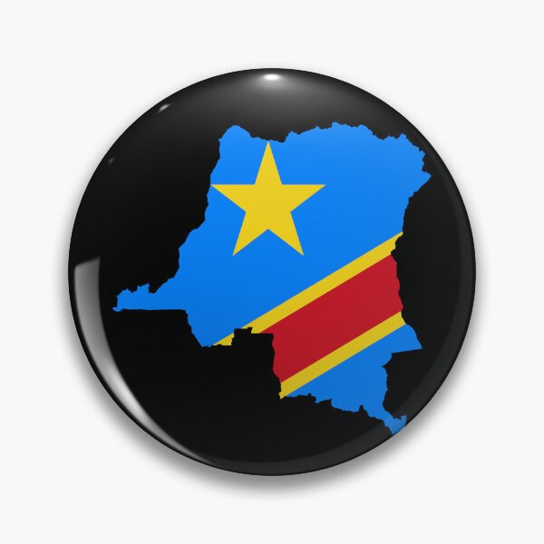 Item preview, Flag map of the Congo designed and sold by feether-store.