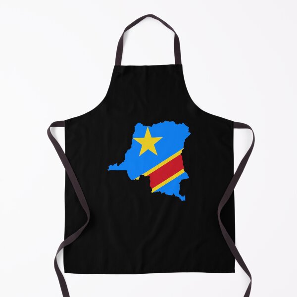 Item preview, Flag map of the Congo designed and sold by feether-store.