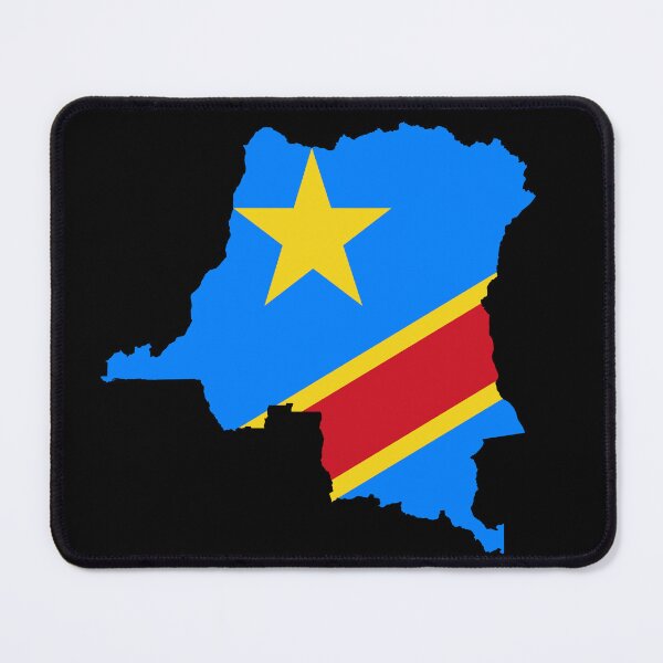Item preview, Flag map of the Congo designed and sold by feether-store.