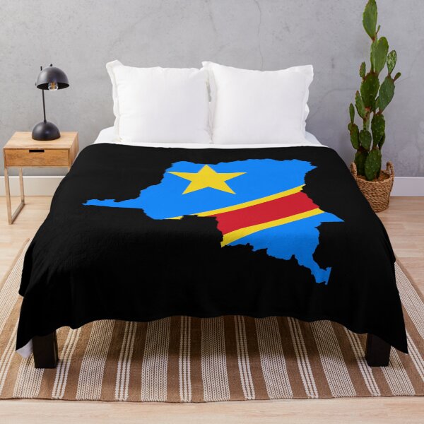 Item preview, Flag map of the Congo designed and sold by feether-store.