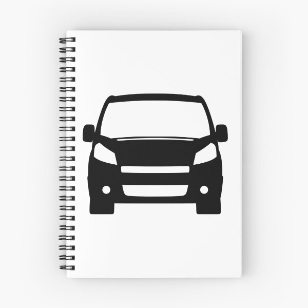 Item preview, Peugeot Expert Citroen Jumpy Citroen Dispatch Fiat Scudo 2006-2012 black silhouette designed and sold by EdimDesign.