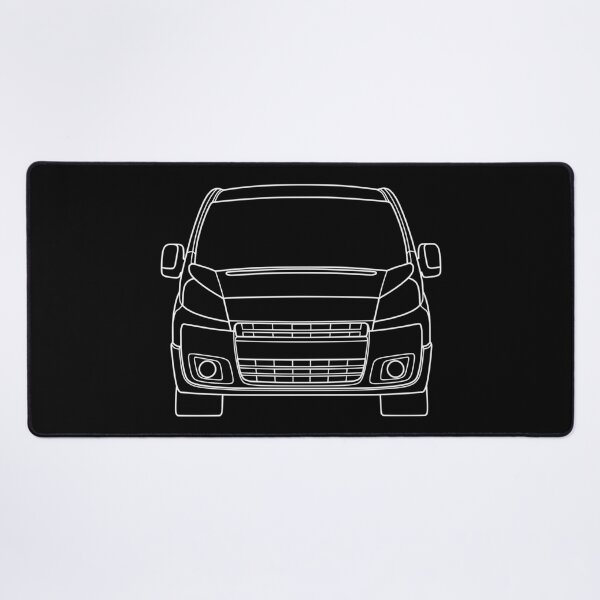 Item preview, Peugeot Expert Citroen Jumpy Citroen Dispatch Fiat Scudo 2006-2012 white lined art designed and sold by EdimDesign.