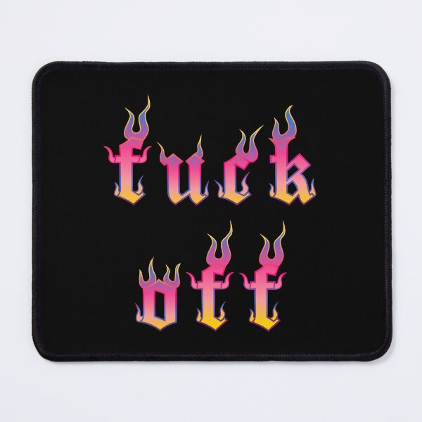 Item preview, Pastel Fuck Off Flames Tattoo designed and sold by GiovanySketch.