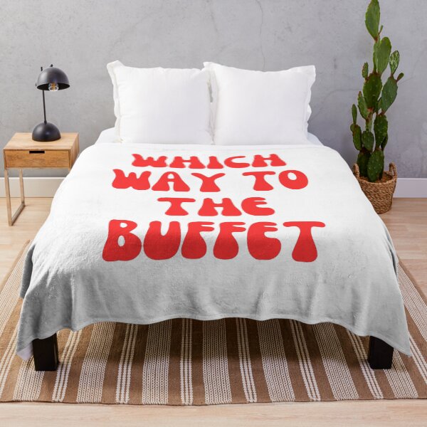 Item preview,  Which Way To The Buffet? funny saying sarcastic food designed and sold by ladylalitafanta.
