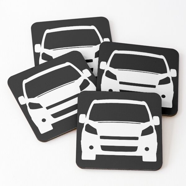 Item preview, Peugeot Expert Citroen Jumpy Citroen Dispatch Fiat Scudo 2006-2012 white silhouette designed and sold by EdimDesign.
