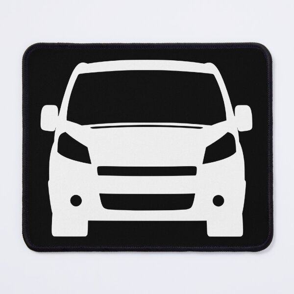 Item preview, Peugeot Expert Citroen Jumpy Citroen Dispatch Fiat Scudo 2006-2012 white silhouette designed and sold by EdimDesign.