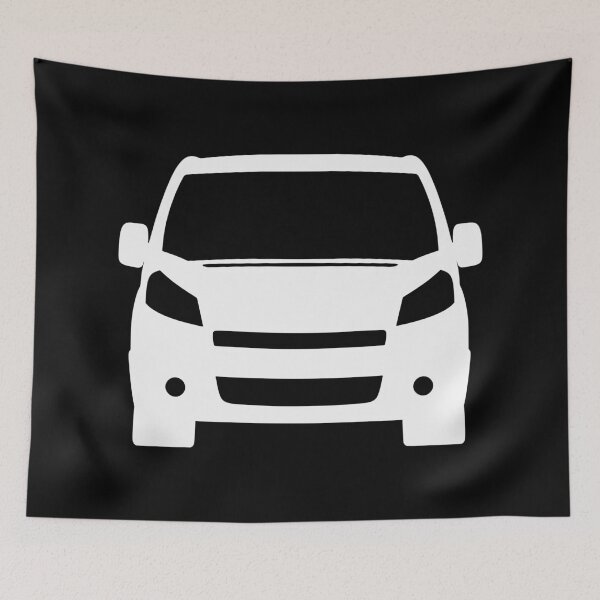 Item preview, Peugeot Expert Citroen Jumpy Citroen Dispatch Fiat Scudo 2006-2012 white silhouette designed and sold by EdimDesign.