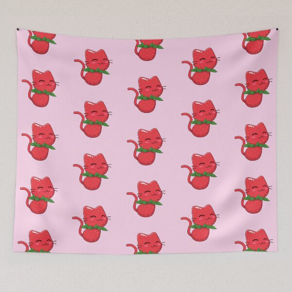 Item preview, Strawberry Kitty designed and sold by AnishaCreations.