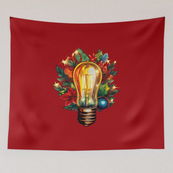 Item preview, Enchanting Christmas Glow Illuminated Light with Holly Surround designed and sold by meganohm.