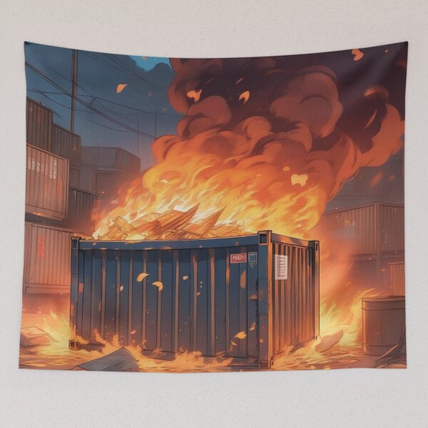 Item preview, Inferno Unleashed: The Dumpster Chaos designed and sold by ccl2023.