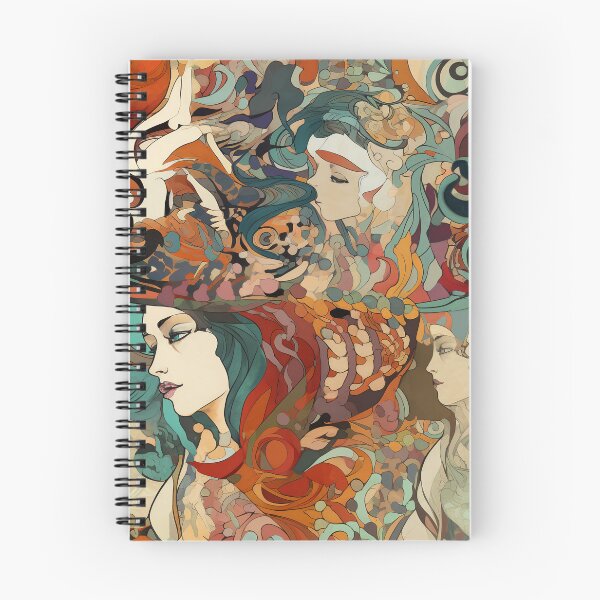 Item preview, Collage de graffiti Art Nouveau designed and sold by Hashola Designs.