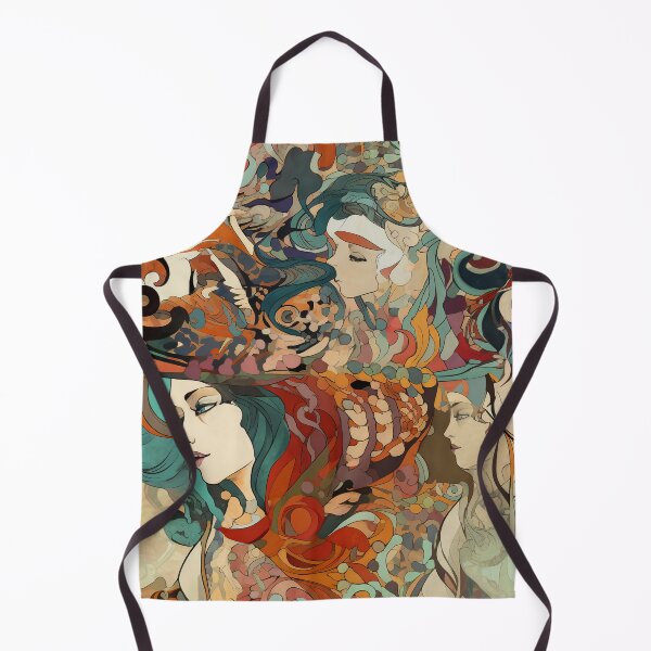 Item preview, Art Nouveau Graffiti Collage designed and sold by Hashola Designs.