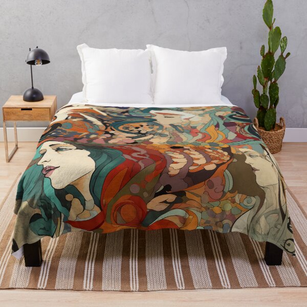 Item preview, Art Nouveau Graffiti Collage designed and sold by Hashola Designs.