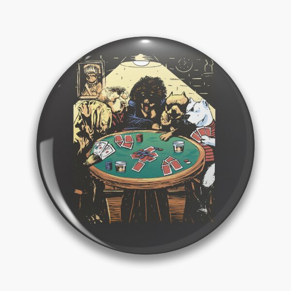 Item preview, Dogs Playing Poker | A Friend in Need | Funny Dog Lover Art  designed and sold by DrawHandArt.