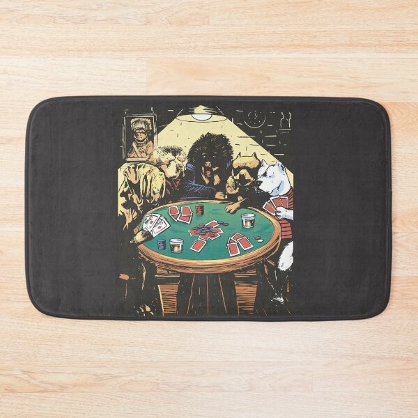 Item preview, Dogs Playing Poker | A Friend in Need | Funny Dog Lover Art  designed and sold by DrawHandArt.