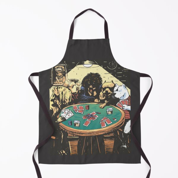 Item preview, Dogs Playing Poker | A Friend in Need | Funny Dog Lover Art designed and sold by DrawHandArt.