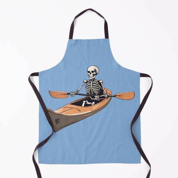 Item preview, Kayaking Skelly designed and sold by cozyvintage.