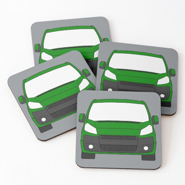 Aperçu de l'œuvre Peugeot Expert Citroën Jumpy Citroën Dispatch Fiat Scudo 2006-2012 vert créée et vendue par EdimDesign.