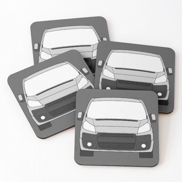 Aperçu de l'œuvre Peugeot Expert Citroën Jumpy Citroën Dispatch Fiat Scudo 2006-2012 argent créée et vendue par EdimDesign.