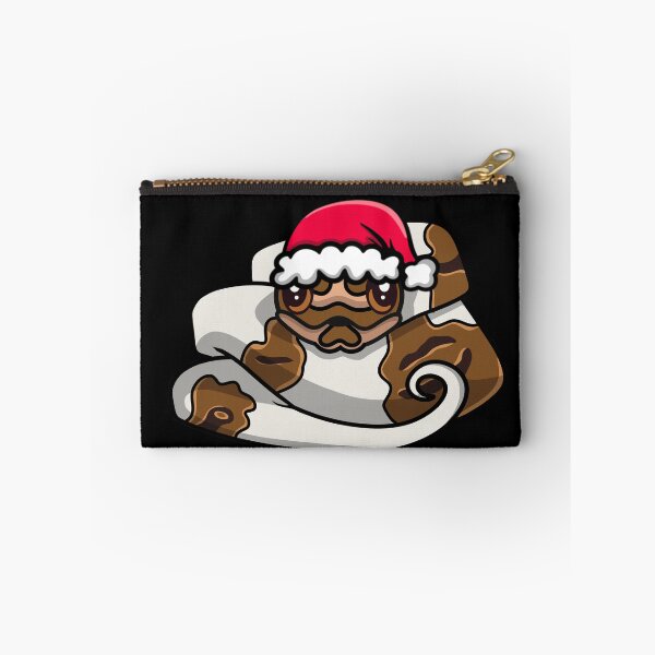 Item preview, Cute Piebald Ball Python in Santa Hat designed and sold by eternallygifted.