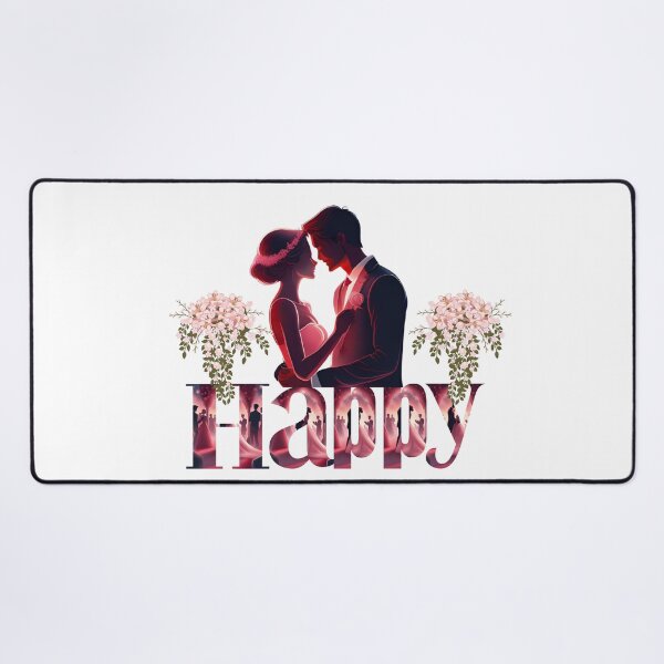 Item preview, Happy wedding- Happy Valentin's day designed and sold by Modern-Tropical.