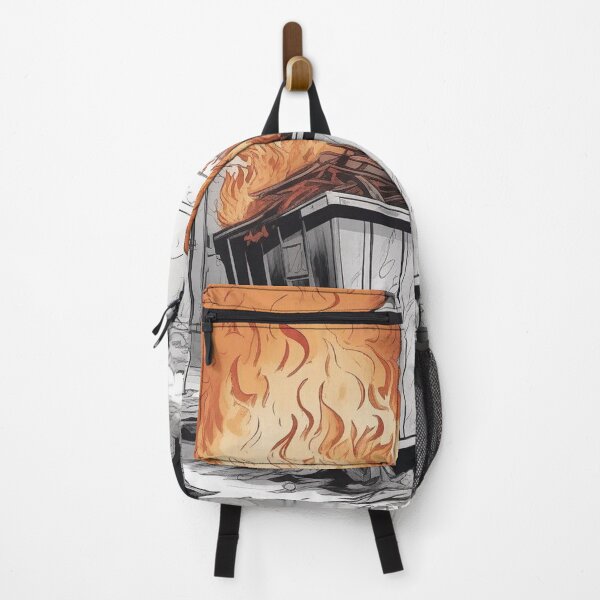 Item preview, Inferno's Embrace: The Chaotic Dumpster Blaze designed and sold by ccl2023.