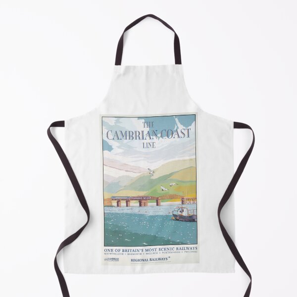 Item preview, The Cambrian Coast Line - Vintage Railway Travel Poster - 1960s designed and sold by BASlade93.