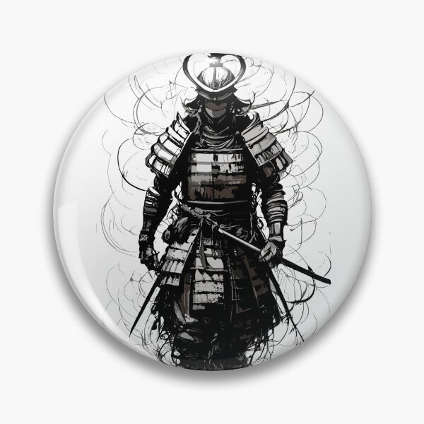 Item preview, japanes samurai black ink style designed and sold by nour ⭐⭐⭐⭐ ⭐.